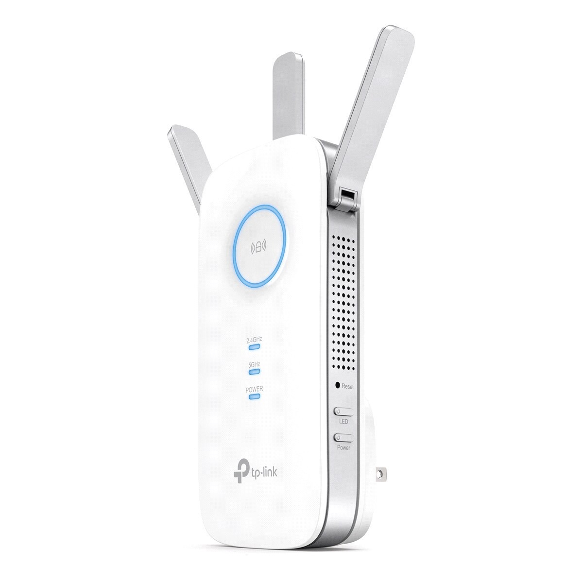 slide 2 of 2, TP-LINK AC1750 Wi-Fi Dual Band Plug In Range Extender - White (RE450), 1 ct