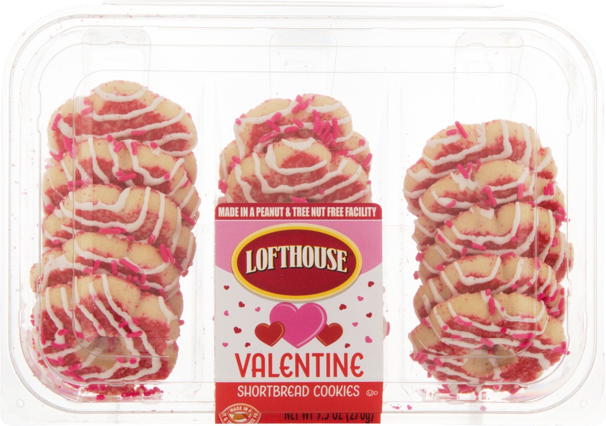 slide 11 of 13, Lofthouse Shortbread Valentine Cookies 9.5 oz, 9.5 oz