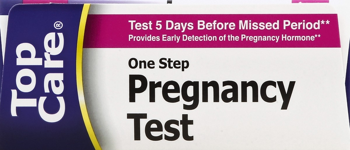 slide 2 of 6, TopCare One Step Pregnancy Test, 2 ct