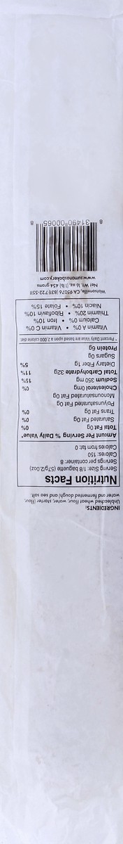 slide 3 of 6, Sumanos Bakery Watsonville Baguette Sourdough - 16 Oz, 16 oz