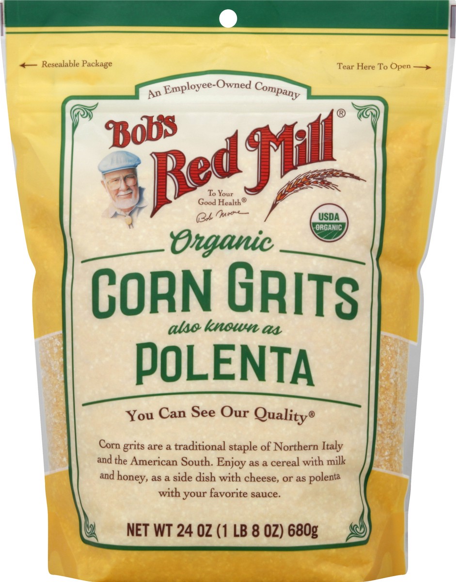 slide 8 of 9, Bobs Bob's Red Mill Organic Yellow Corn Polenta, 24 oz