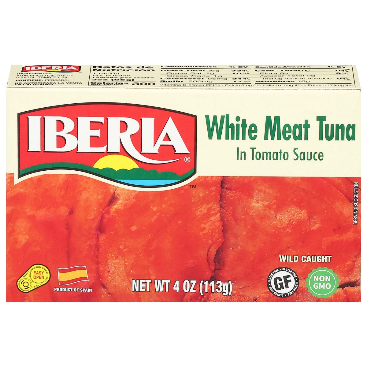 slide 1 of 13, Iberia White Meat Tuna in Tomato Sauce 4 oz, 4 oz