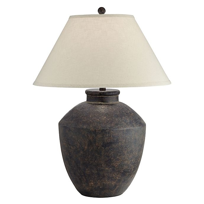 slide 1 of 1, Pacific Coast Lighting Massa Jar Table Lamp - Dark Terracotta, 1 ct