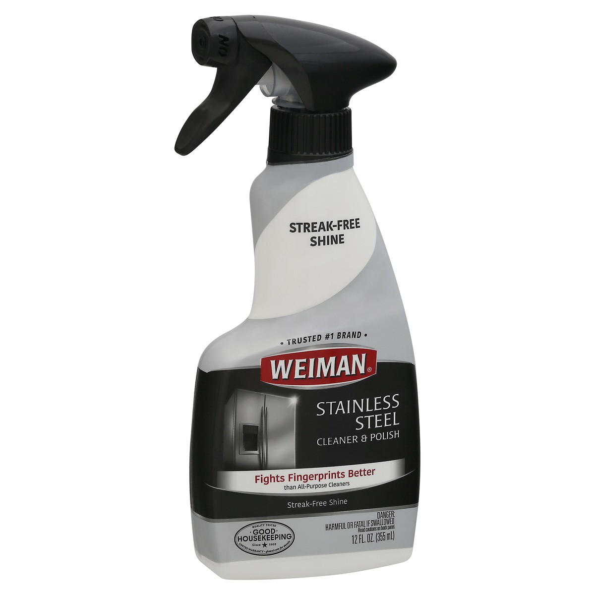 slide 5 of 12, Weiman Stainless Steel Cleaner Trigger, 12 fl oz
