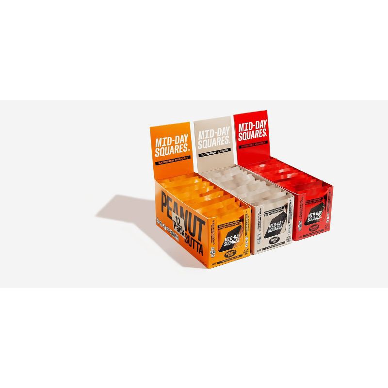 slide 4 of 6, Mid-Day Squares Brownie Batter Plant Based Functional Chocolate Bar - 1.16oz, 1.16 oz