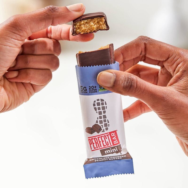 slide 6 of 18, Perfect Bar Chocolate Covered Peanut Butter Mini Protein Bars - 6.34oz/6ct, 6 ct; 6.34 oz