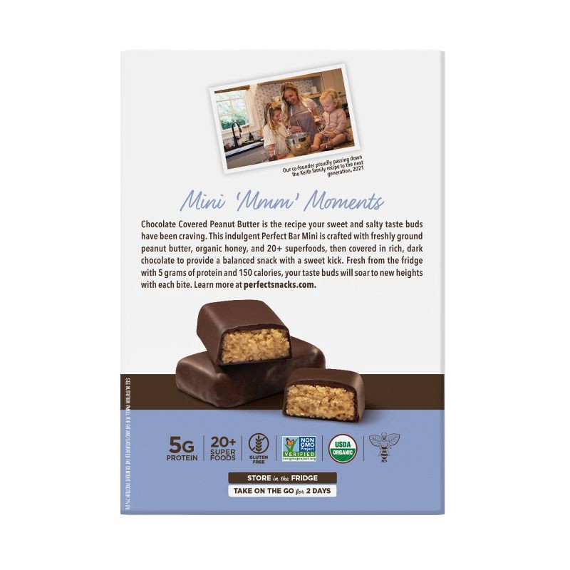 slide 11 of 18, Perfect Bar Chocolate Covered Peanut Butter Mini Protein Bars - 6.34oz/6ct, 6 ct; 6.34 oz