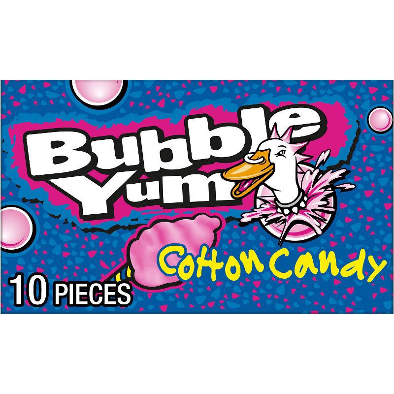 slide 1 of 7, Bubble Yum Cotton Candy Gum - 10pcs - 2.82oz, 10 ct, 2.82 oz