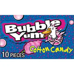 Bubble Yum Cotton Candy Gum - 10pcs - 2.82oz