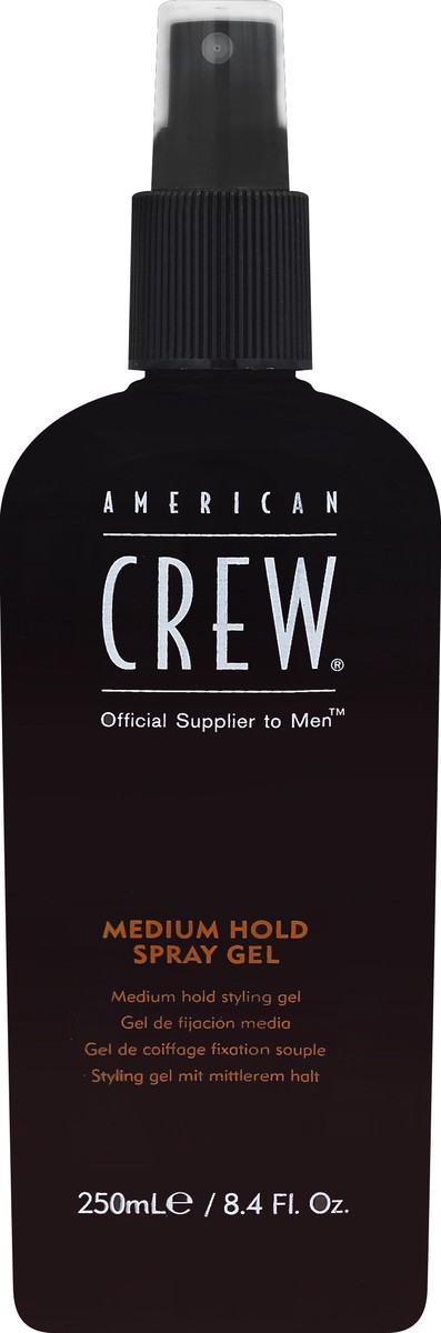 slide 1 of 3, American Crew Classic Medium Hold Spray Gel, 8.45 fl oz