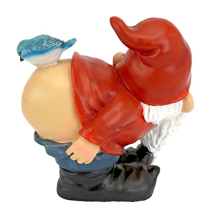 slide 4 of 5, Design Toscano Loonie Moonie Bare Buttocks Garden Gnome Statue, 1 ct