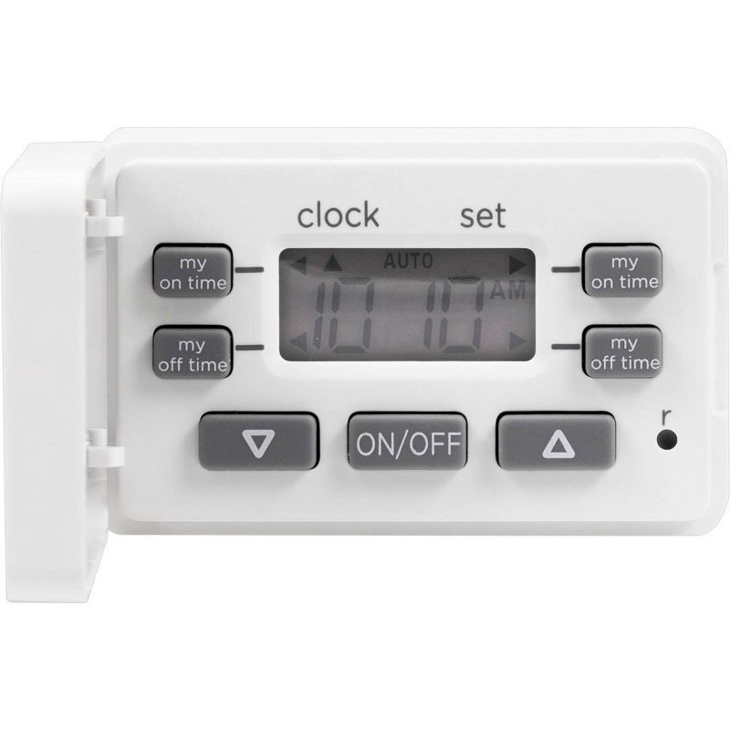 slide 6 of 6, myTouchSmart Indoor Digital 24 Hour 2 Settings Fashion Timer with Cloth Cover, 1 ct