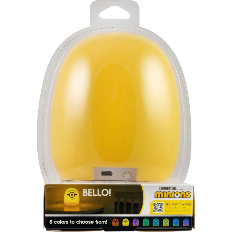 slide 7 of 9, Universal Studios Universal Minions Silicone LED Tabletop Lamp Color Changing USB, 1 ct