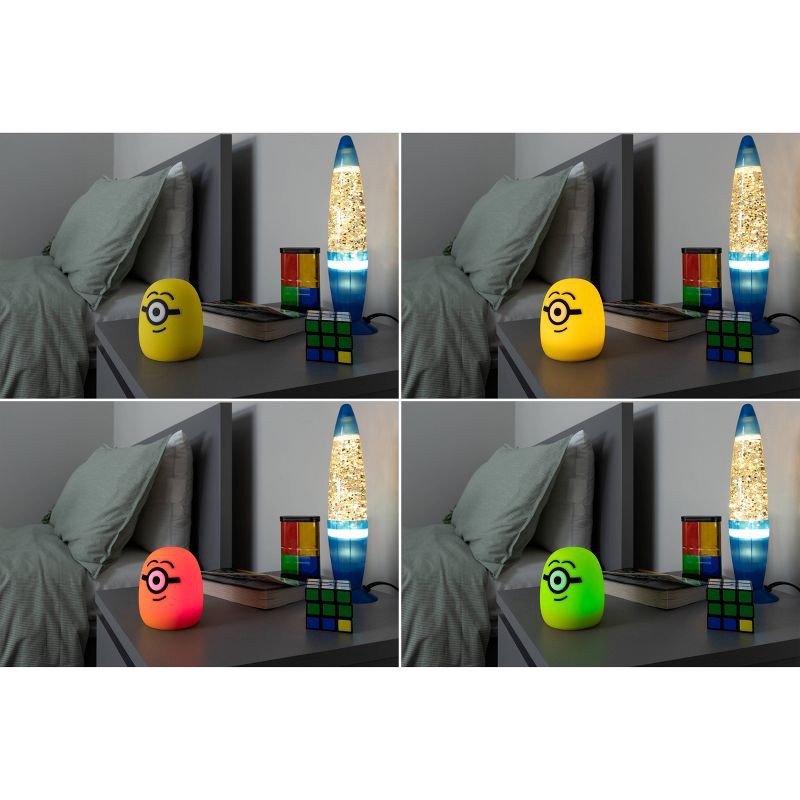 slide 6 of 9, Universal Studios Universal Minions Silicone LED Tabletop Lamp Color Changing USB, 1 ct
