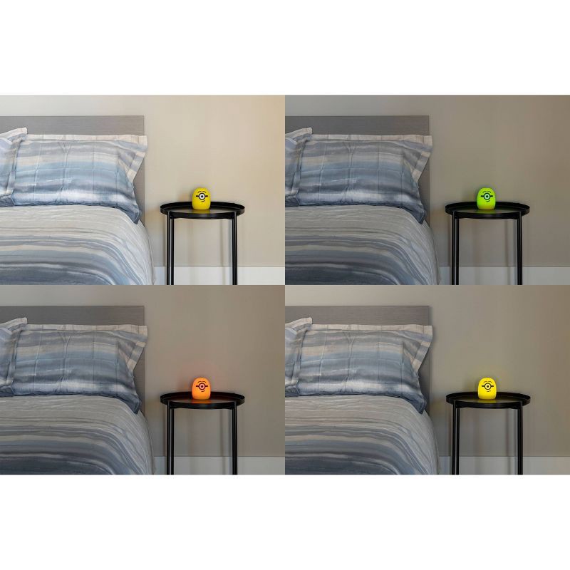 slide 9 of 9, Universal Studios Universal Minions Silicone LED Tabletop Lamp Color Changing USB, 1 ct