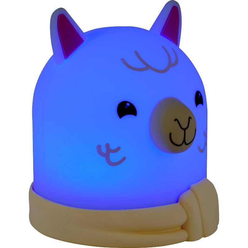 slide 2 of 9, Lights by Night Silicone Llama Color Changing LED Tabletop Lamp, 1 ct