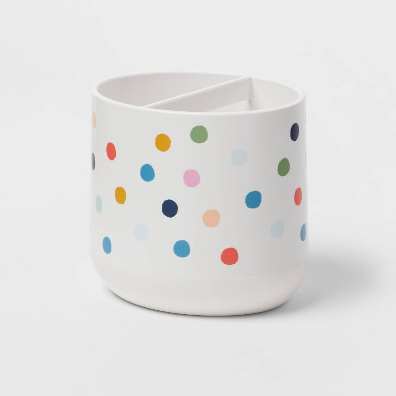 slide 3 of 3, Multi Dot Kids' Toothbrush Holder - Pillowfort™, 1 ct