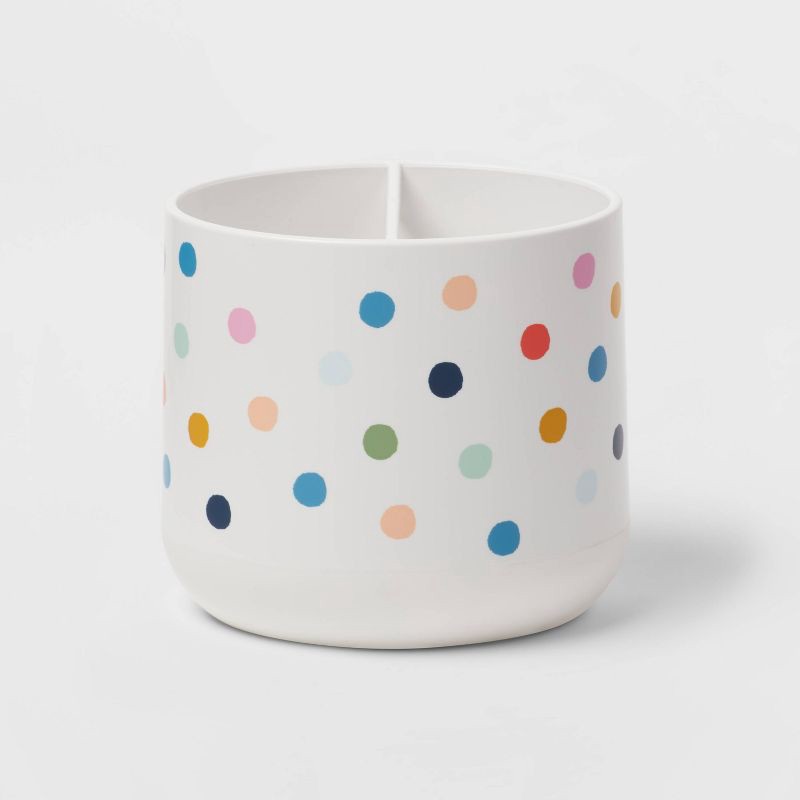slide 1 of 3, Multi Dot Kids' Toothbrush Holder - Pillowfort™, 1 ct