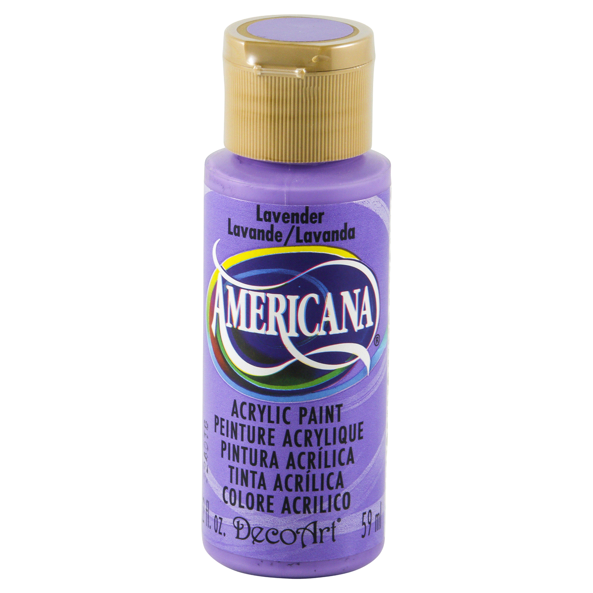 slide 1 of 4, Americana Acrylics Paint Lavender, 2 oz