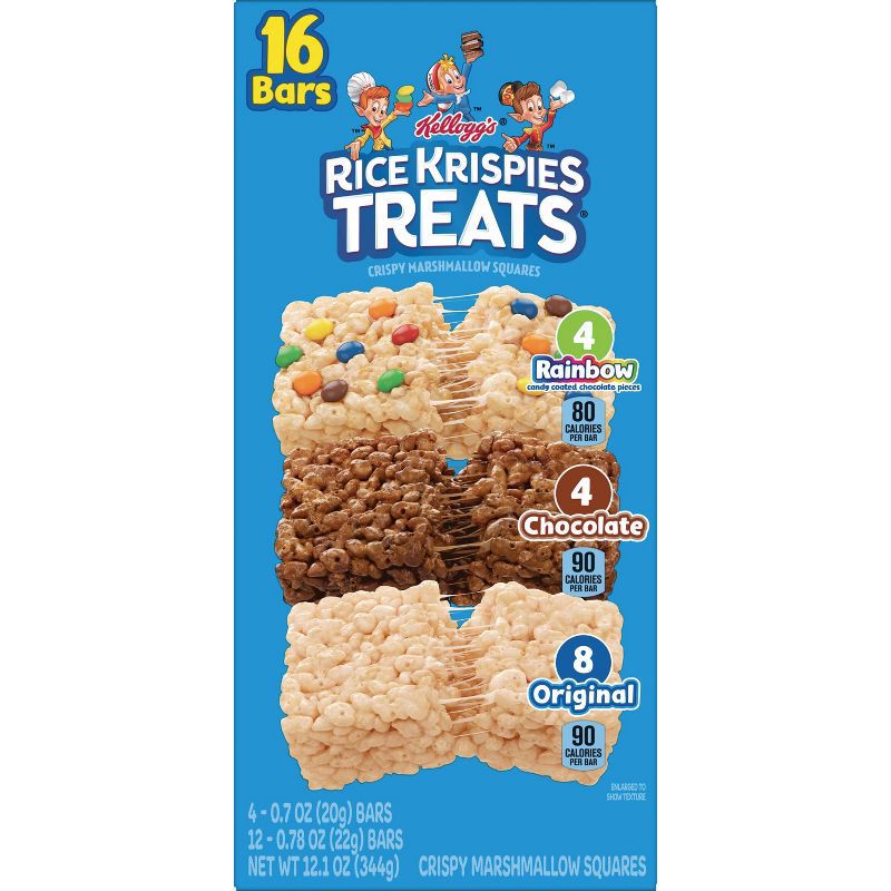 slide 3 of 7, Rice Krispies Treats Rainbow Gems Variety Pack - 16ct, 16 ct