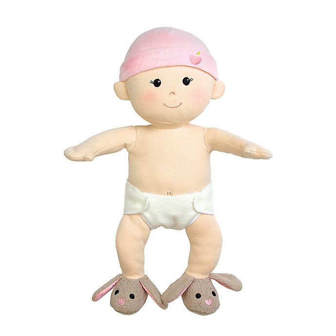 slide 2 of 4, Organic Farm Buddies Apple Park Baby Girl Doll, 1 ct