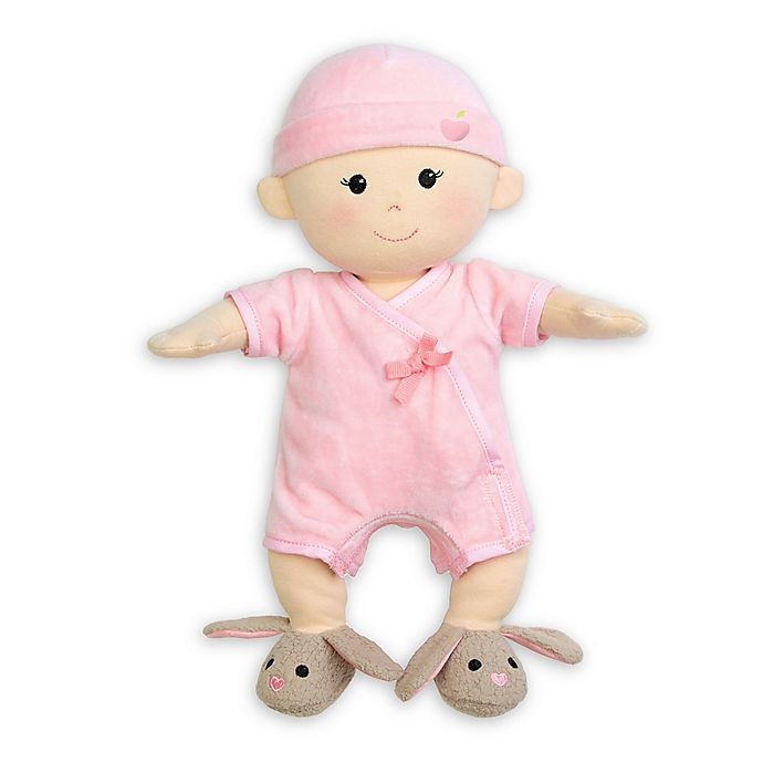 slide 1 of 4, Organic Farm Buddies Apple Park Baby Girl Doll, 1 ct