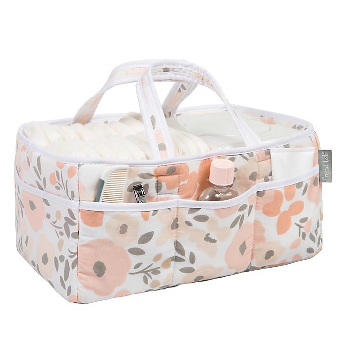 slide 5 of 5, Trend Lab Floral Storage Caddy - Blush, 1 ct