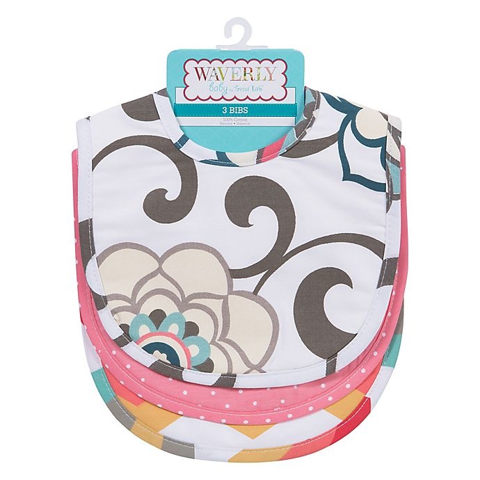 slide 2 of 2, Trend Lab Waverly Baby Pom Pom Play Pom Pom Play Bib Set, 3 ct