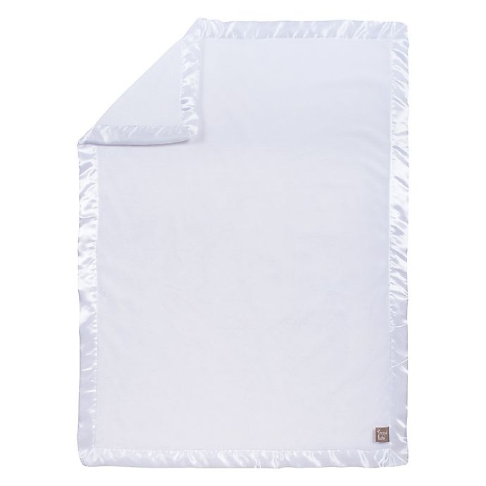 slide 4 of 5, Trend Lab Plush Baby Blanket - White, 1 ct