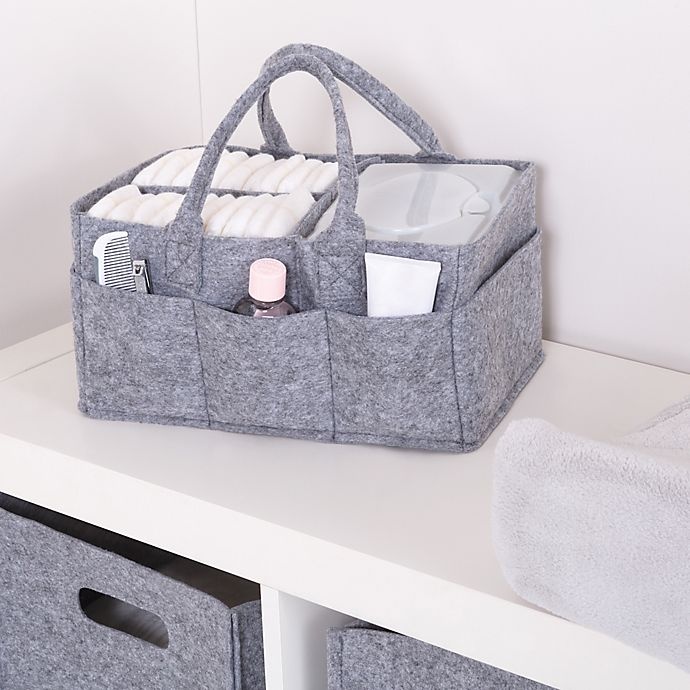 slide 4 of 5, Trend Lab Sammy &Lou Felt Storage Caddy - Grey, 1 ct