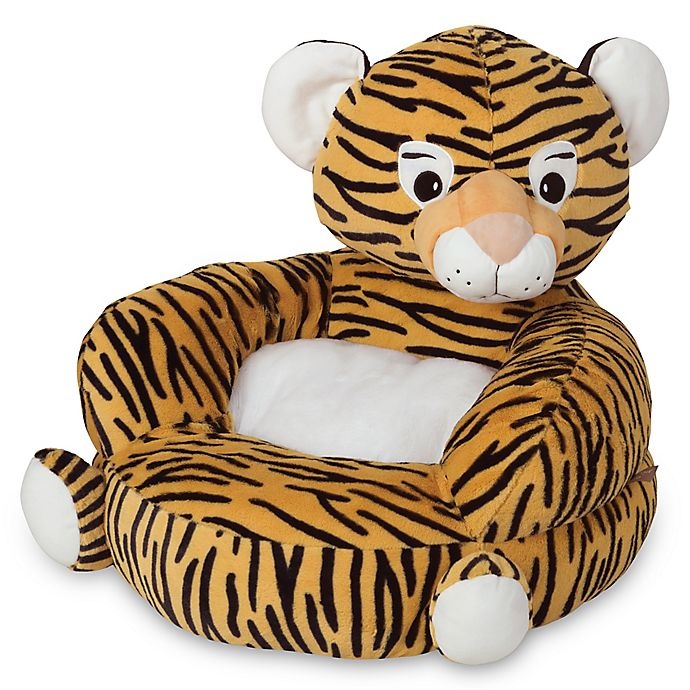 slide 1 of 1, Trend Lab Children's Plush Tiger Character Chair - Orange, 1 ct