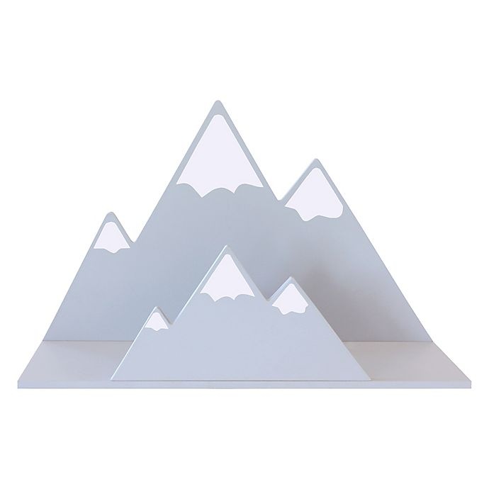 slide 2 of 4, Trend Lab Mountain Wall Shelf - Grey, 1 ct