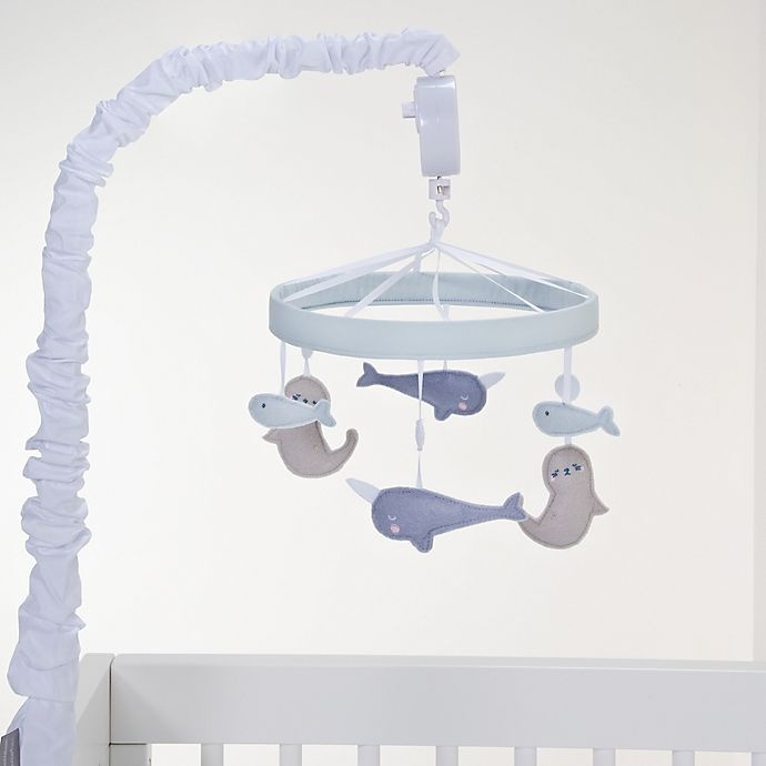 slide 6 of 6, Trend Lab Sea Babies Musical Mobile - Blue/Grey, 1 ct