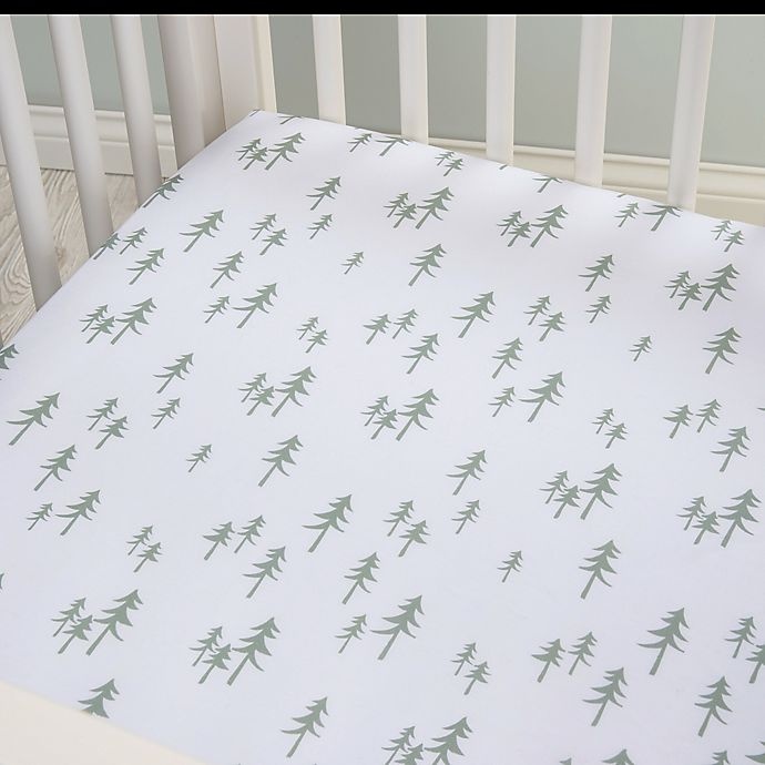 Pine tree hot sale crib sheet