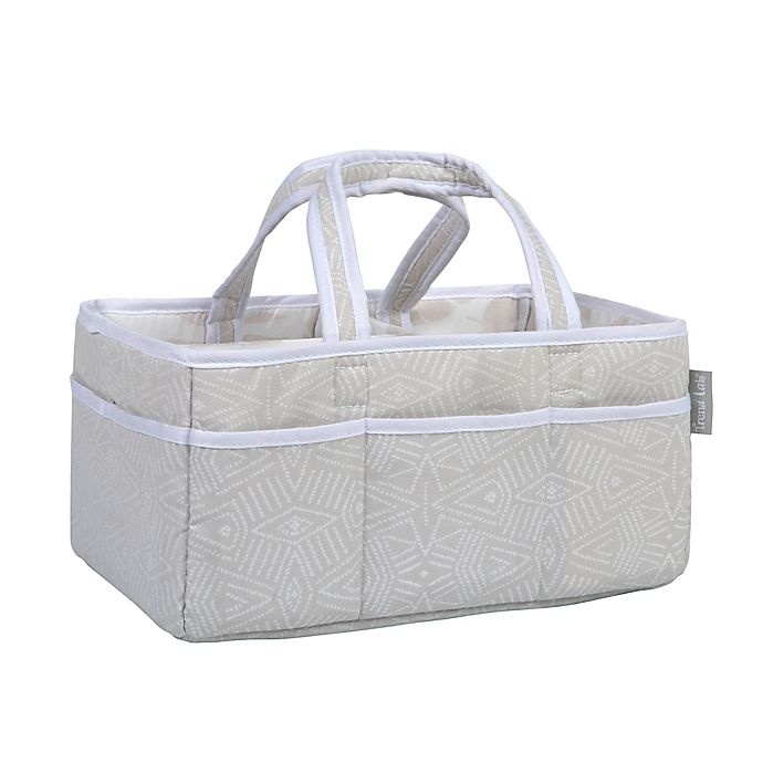 slide 2 of 5, Trend Lab Sweet Jungle Storage Caddy - White/Grey, 1 ct