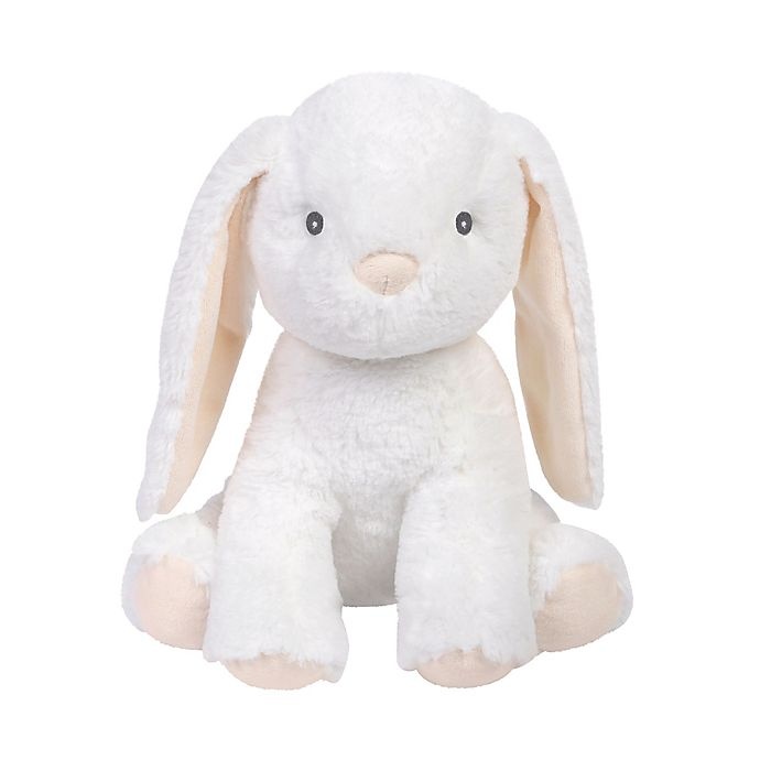 slide 1 of 3, Trend Lab Blush Floral Boppy Bunny Plush Toy - White/Pink, 1 ct