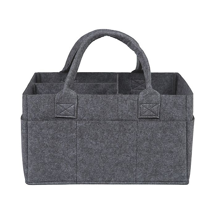 slide 2 of 4, Sammy & Lou Felt Storage Caddy - Medium Grey, 1 ct