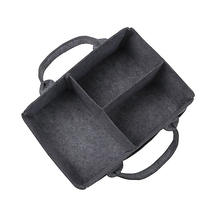 slide 3 of 4, Sammy & Lou Felt Storage Caddy - Medium Grey, 1 ct