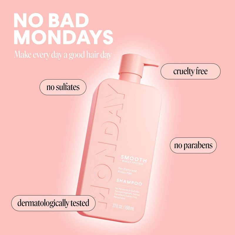 slide 7 of 11, MONDAY Smooth Shampoo - 27 fl oz, 27 fl oz