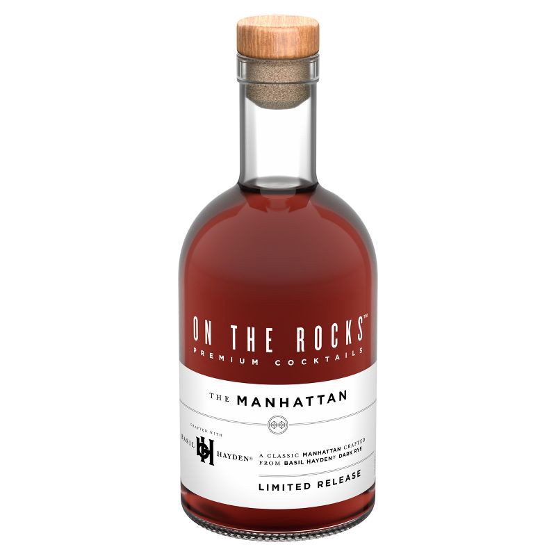 slide 2 of 5, On The Rocks Premium Cocktails On The Rocks OTR The Manhattan Whiskey Cocktail - 375ml Bottle, 375 ml