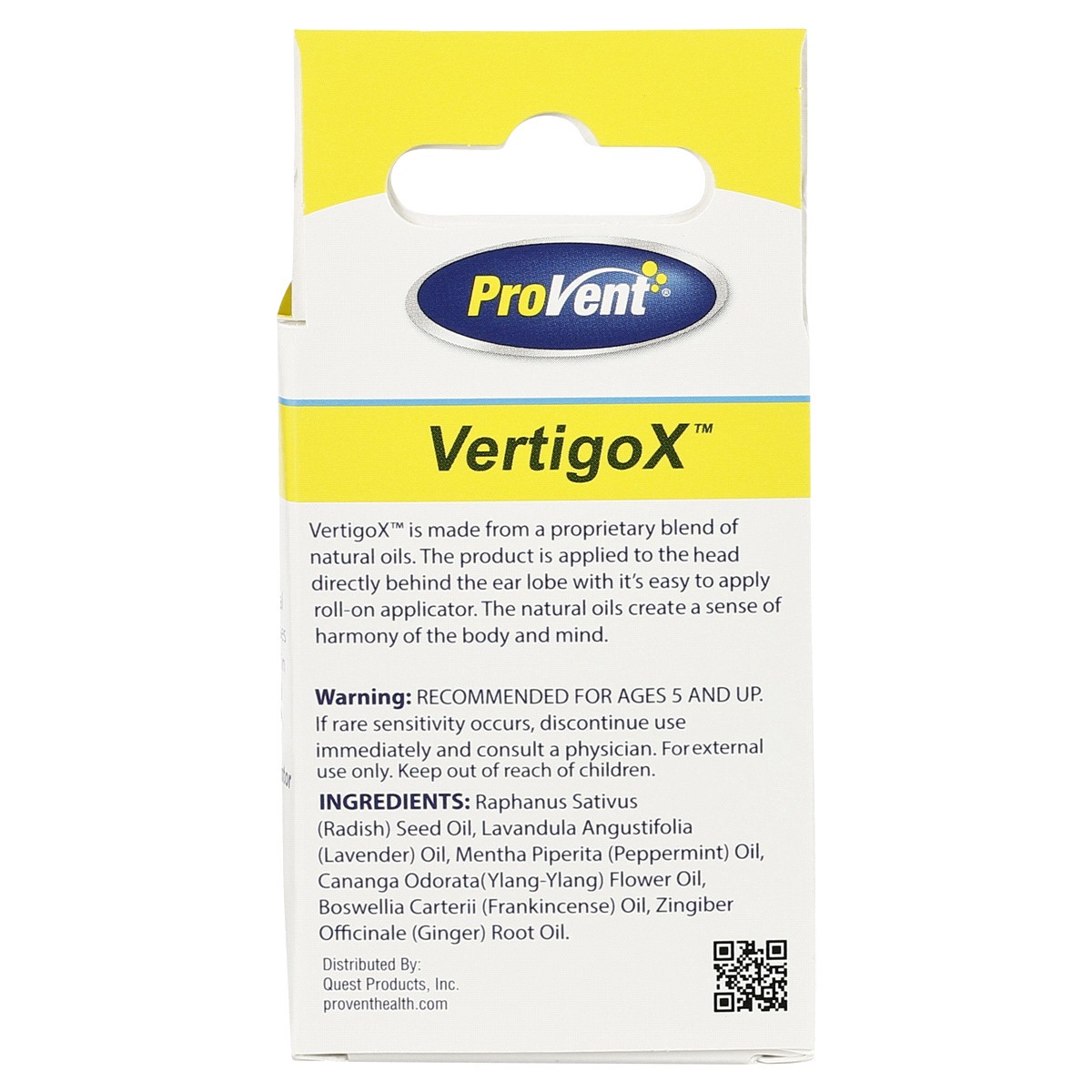 slide 2 of 2, Provent VertigoX, 0.15 fl oz
