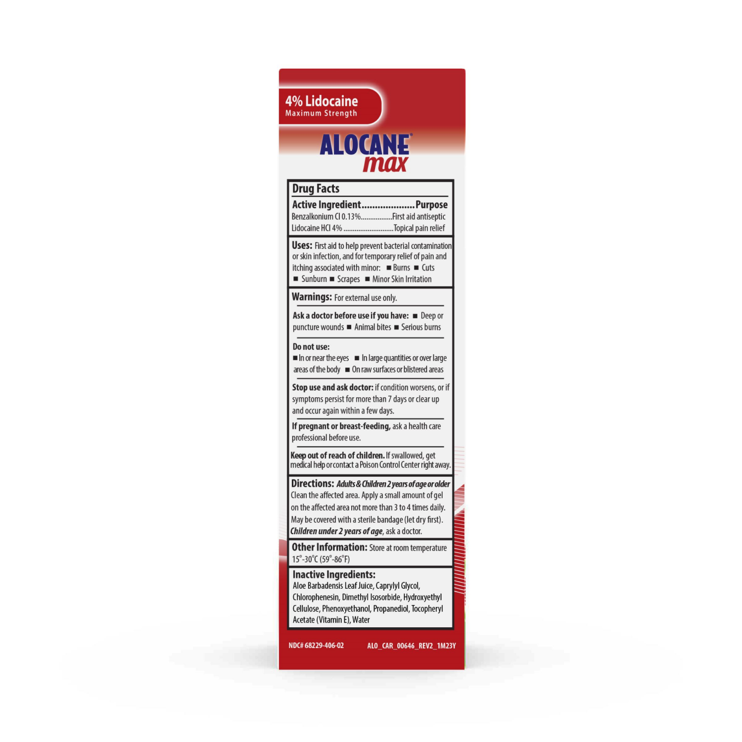 slide 2 of 4, Alocane Max Maximum Strength Emergency Burn Gel with Antiseptic 2.5 fl oz, 2.5 fl oz