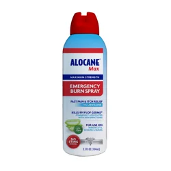 Alocane Max Emergency Burn Spray with Antiseptic 3.5 fl oz