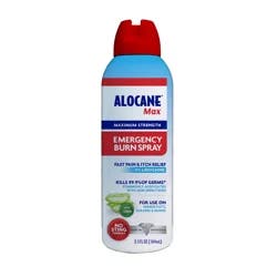 Alocane Max Emergency Burn Spray with Antiseptic 3.5 fl oz