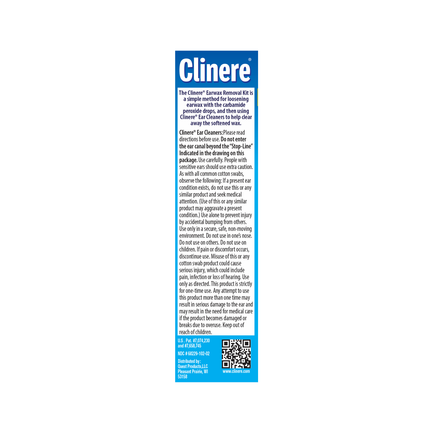 slide 3 of 5, Clinere Earwax Removal Kit, 0.5 oz