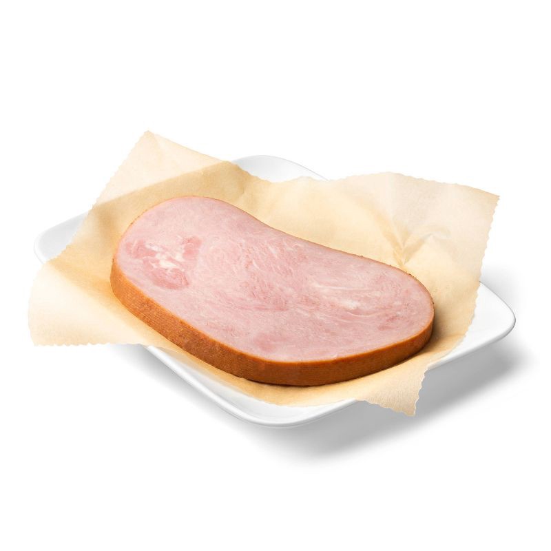 slide 2 of 3, Hickory Smoked Uncured Ham Steak - 8oz - Good & Gather™, 8 oz