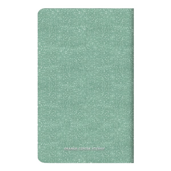 slide 3 of 3, Orange Circle Studio Leatheresque Mini 24-Month Monthly Planner, 6'' X 3-5/8'', Mint Shimmer, January 2021 To December 2022, 1 ct