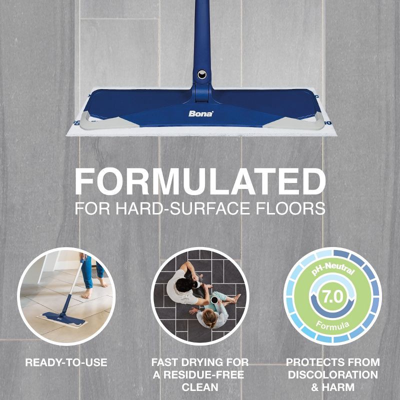 slide 2 of 7, Bona Lemon Mint Cleaning Products Mop Refill Multi Surface Wet Mopping Cloths - 12ct, 12 ct