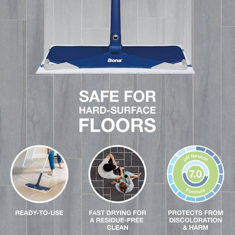slide 7 of 7, Bona Lemon Mint Cleaning Products Mop Refill Multi Surface Wet Mopping Cloths - 12ct, 12 ct
