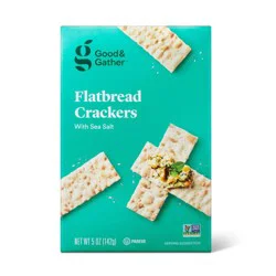 Flatbread Crackers Sea Salt - 5oz - Good & Gather